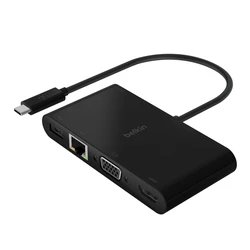 Docking Station Belkin USB-C to Gigabit-Ethern. HDMI/VGA/USB-A