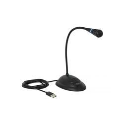 Μικρόφωνο DELOCK USB microphone with stand & mute