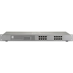 Network Switch LevelOne 16x FE FEP-1612 19" 480W 16xPoE