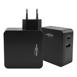 Φορτιστής Πρίζας Ansmann 254PD 1xUSB 1xUSB Type-C PD 60W 4700mA