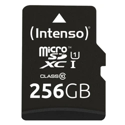 Κάρτα Μνήμης microSDXC 256GB Intenso Premium