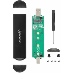 Θήκη Σκληρού Δίσκου M.2 Manhattan NVMe SATA SSD USB-C 3.2