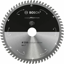 Δίσκος Κοπής Bosch Circ. Saw Blade ST AL B 216x30 T64