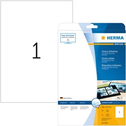 Ετικέτες Herma labels A4 White 210x297 mm glossy. 25 pcs