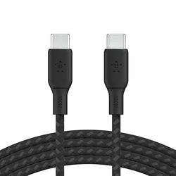 Καλώδιο USB Belkin braided USB-C/USB-C 100W 3m black CAB014bt3MBK