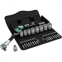Σετ Εργαλείων Wera 8100 SB 6 Zyklop Speed Ratchet Set 3/8 Drive metric