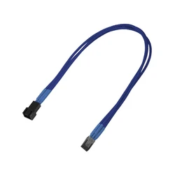 Καλώδιο Nanoxia 3-Pin extension, 30 cm, Single, Blue