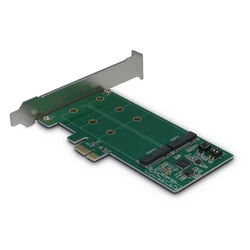 PCIe Inter-Tech KCSSD4 x1 to 2x M.2 S-AT