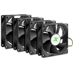 Case Fan Set Για Καμπίνα Δικτύου Inter-Tech 80*80*25 IPC 4xFan 80mm, Black