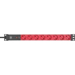 Πολύπριζο Brennenstuhl Alu-Line 48,3cm 8-fold 2m red