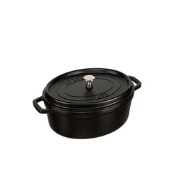 Γάστρα Staub Oval Cocotte, 29cm cast iron, black
