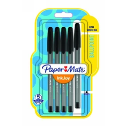 Στυλό Papermate InkJoy 100 cap 5er sw M 1.0mm Blister