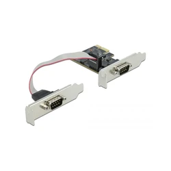 Κάρτα Δικτύου PCIe Delock to 2x Seriell RS-232