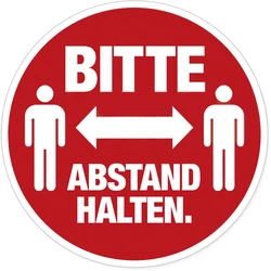 Αυτοκόλλητο Απόστασης Herma red/White Text/Pict. 5St.