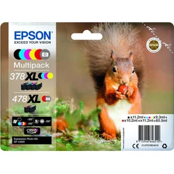 Μελάνι Epson Multipack Claria Photo HD T 378/478 XL (6 colors) T 379D