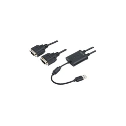 Αντάπτορας USB LogiLink 2.0 -> 2x Seriell Black