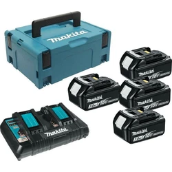 Φορτιστής Εργαλείων Makita Energy Kit 197626-8 4x BL1850B + DC18RD