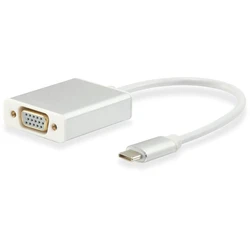 Αντάπτορας Equip USB-C -> VGA HD15 1920x1080/60Hz 0.15m si