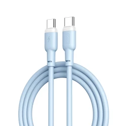 Καλώδιο USB XO NB208B Φόρτισης TypeC Σε TypeC 60W 1m Μπλέ
