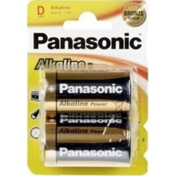 Αλκαλικές Μπαταρίες PANASONIC POWER D - 2 PACK