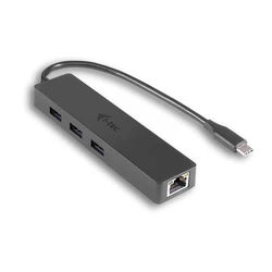 USB Hub i-tec USB-C SLIM + GLAN