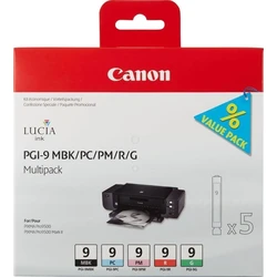 Μελάνι Canon PGI-9 Multi Pack MBK/PC/PM/R/G