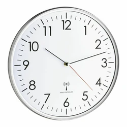 Ρολόι Τοίχου TFA 60.3514 white/silver Analogue RC Clock