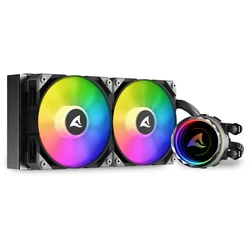 Υδρόψυξη CPU Sharkoon S80 RGB 2 fans 240mm Black