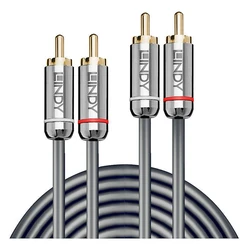 Καλώδιο RCA Lindy Dual Phono 3.5mm Cromo line 2m