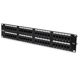 Patch Panel Digitus 2HE 48-Port Cat6 unshielded Black