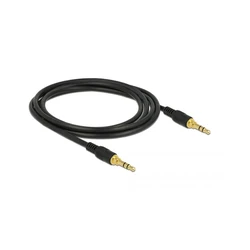 Καλώδιο Ήχου Delock 3.5mm 3Pin M > M 2.0m Black