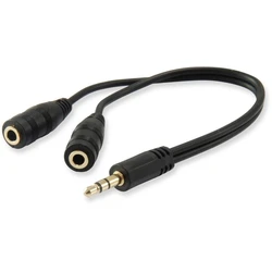 Αντάπτορας Ήχου Equip Splitter 3.5mm 1x St/2x Bu