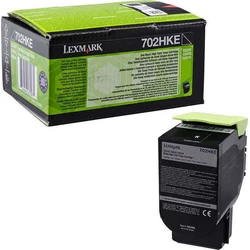Toner Lexmark 702HKE - Black - original