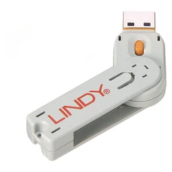Kλειδαριά Lindy key for USB port lock orange