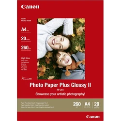 Φωτογραφικό Χαρτί Canon Plus Glossy II PP-201 - 20 Φύλλα - A4 - 275 g/m²