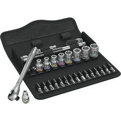 Σετ Εργαλείων Wera 8100 SA 7 Zyklop Metal ratchet set push-through square