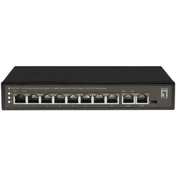 Network Switch LevelOne 8x FE FGP-1031 2xGE 120W 8xPoE+