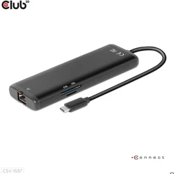 Docking Station Canyon USB-8-in1 USB-C > HDMI/DP/2xUSB/USB-C/RJ45 100W retail