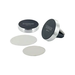 Βάση Αυτοκινήτου Schwaiger SET magnetic mount, 6-pieces, Aluminium silver