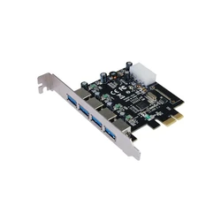 Controller PCIe Longshine USB 3.0 4*extern inkl.SATA Power cable retail