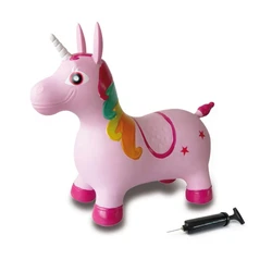 Jamara jumping animal unicorn colored with pump