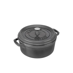 Κατσαρόλα Staub Round Cocotte, 24cm cast iron, graphite grey