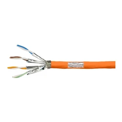 Καλώδιο Δικτύου Logilink S/FTP Cat7 AWG23 1000MHz orange 100,0m
