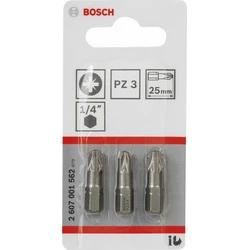 Σετ Μύτες Bosch 3pcs PZ PH3 XH 25mm