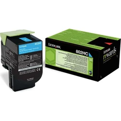 Toner Lexmark 802HC - High Yield - Cyan - original - LCCP, LRP