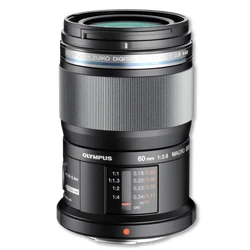 Φακός Φωτογραφικών Μηχανών Olympus 60mm 1:2.8 MACRO Black M.ZUIKO DIGITAL (EM-M6028) Micro FT
