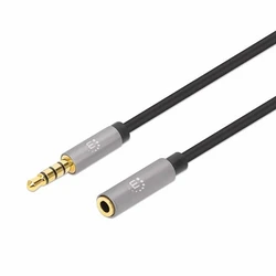 Καλώδιο Ήχου Manhattan Audio-extension Aux / 3,5 mm jack 3m