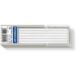Μύτες Μηχανικών Μολυβιών Staedtler Mine Lumocolor non-perm White 12ST
