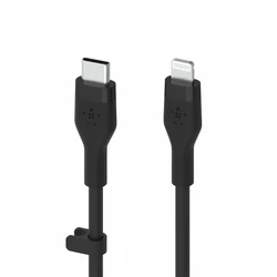 Καλώδιο USB Belkin Flex Lightning/USB-C 15W 3m, mfi, 15W, black CAA009bt3MBK
