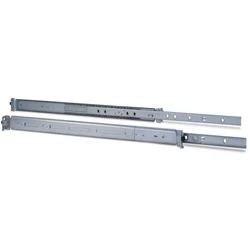 Ράγα Για Καμπίνα Δικτύου Inter Tech 18" Telescopic Rail 1U 455 mm Silber